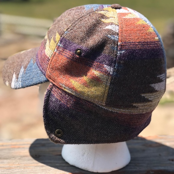 SCALA Southwestern Ear Flap Cap - OS - Picture 5 of 7